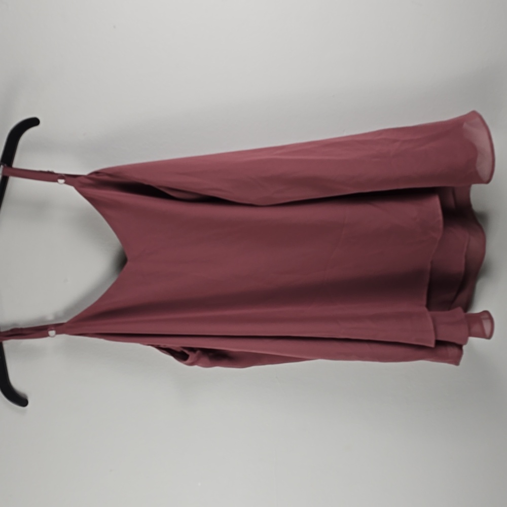 Torrid Sophie Chiffon Elegant Mauve Women's Cami Swing Top - Picture 3 of 4